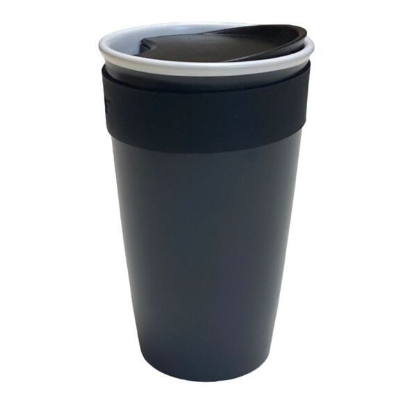Starbucks 2016 Matte Black Double Wall 12oz Travel Tumbler Mug - Picture 3 of 7